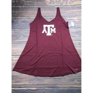 NUYU NEW Womens Size XL Red Texas A&M Aggies Short Slip Dress NWT
